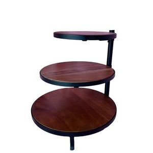 Tri level serving trays